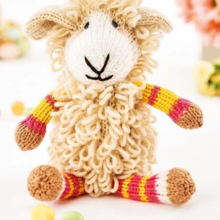 Free Knitting Pattern for Larry the Lamb