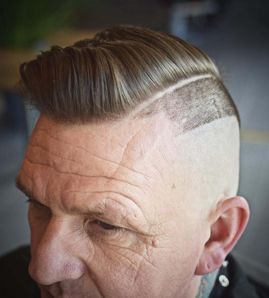 line haircuts for men